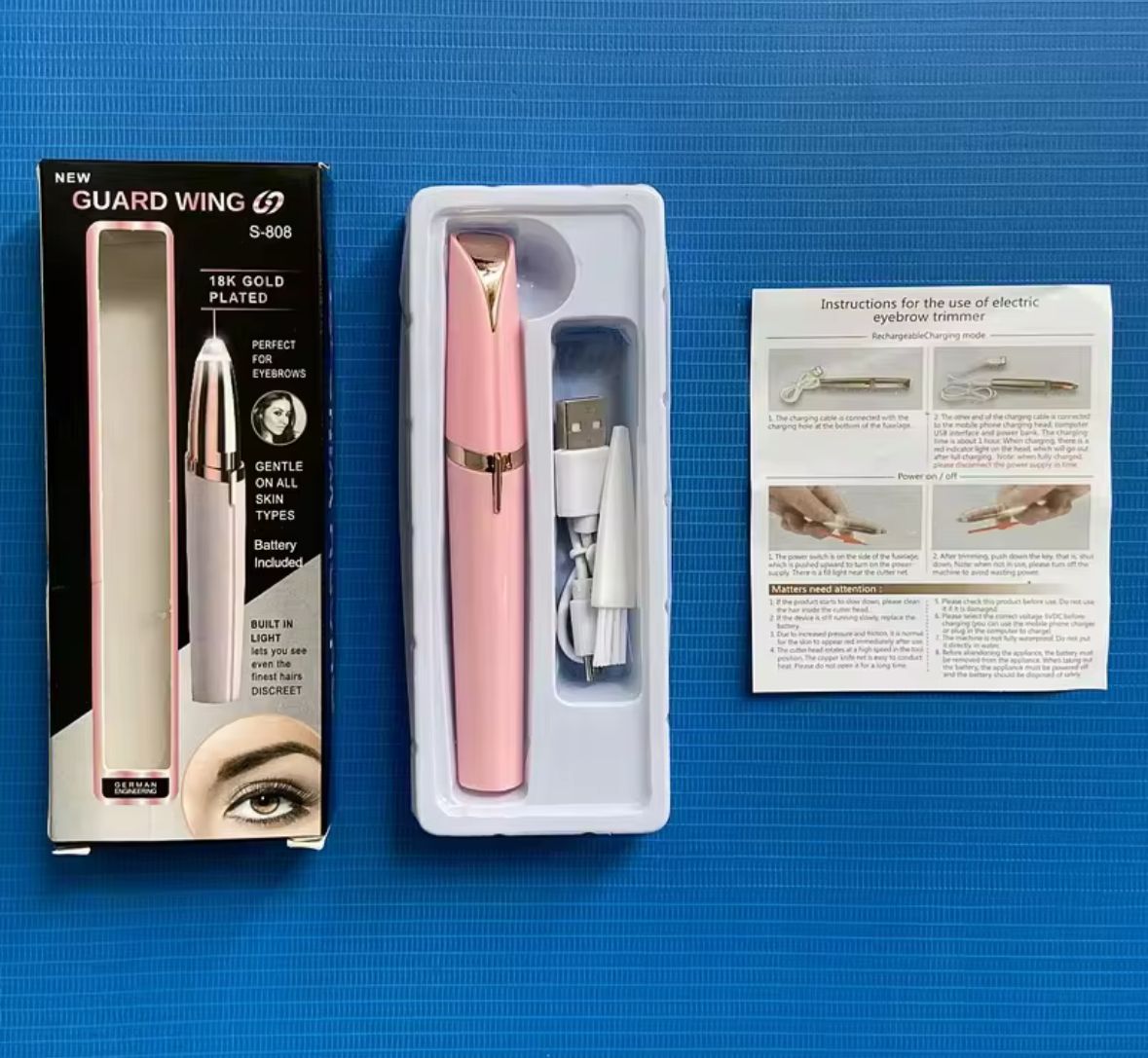 DEPILADOR DE CEJAS PORTATIL