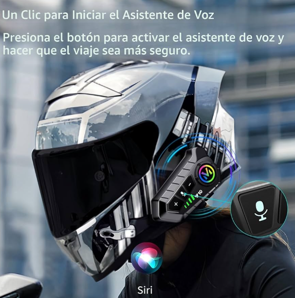 Auricular inalámbrico para casco