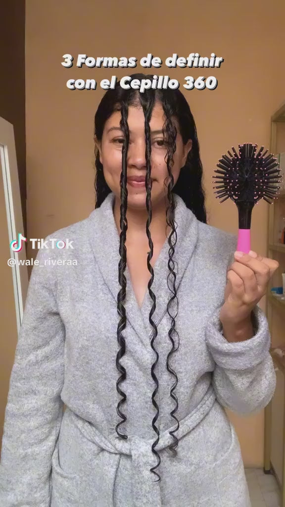 CEPILLO DE CABELLO 360°  El cepillo Viral del momento