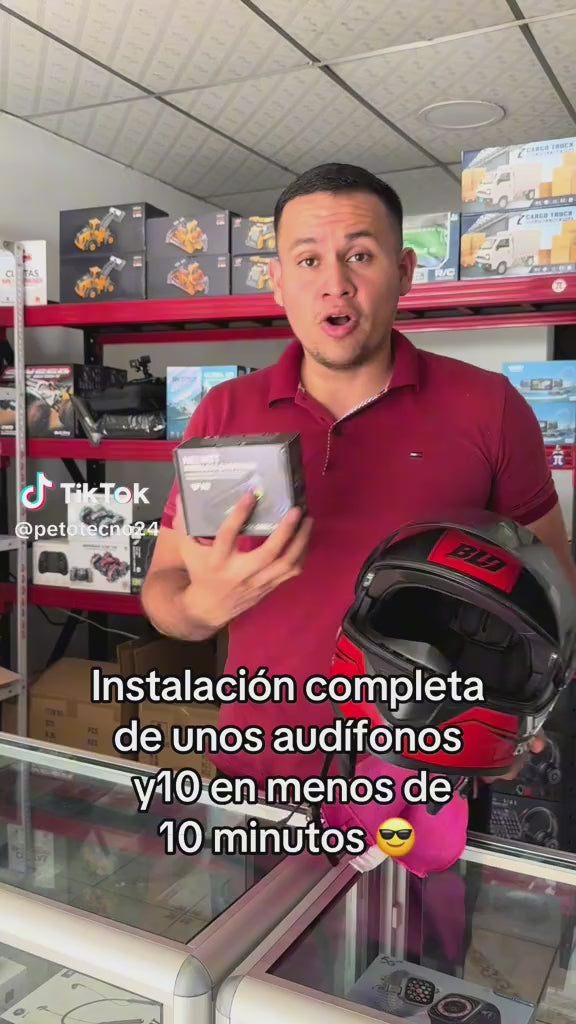 Auricular inalámbrico para casco